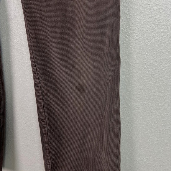 Garnet Hill Corduroy Pants Women Size 6 Brown Straight Leg Casual Everyday - Picture 10 of 10